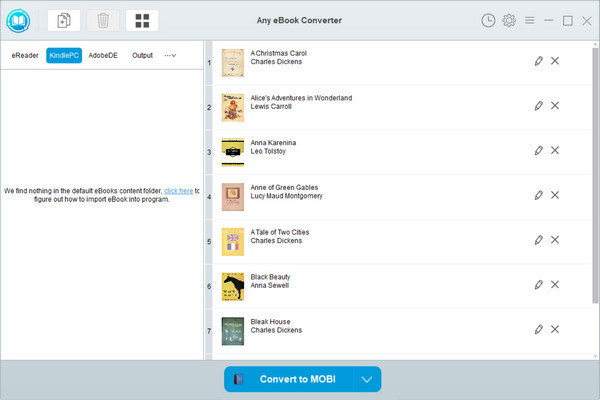 Add eBooks to Any eBook Converter