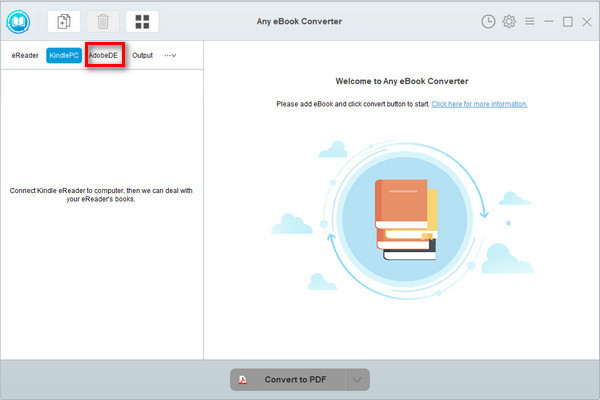 Add Adobe eBooks to Any eBook Converter