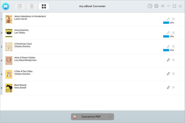 Choose PDF as Output Format