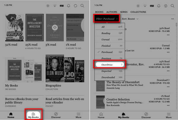find libby ebooks on kobo