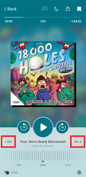 Skipping Between Chapters