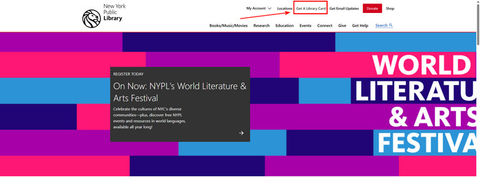 Apply for Libby Library Card