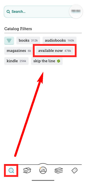 Use the Available Now Filter