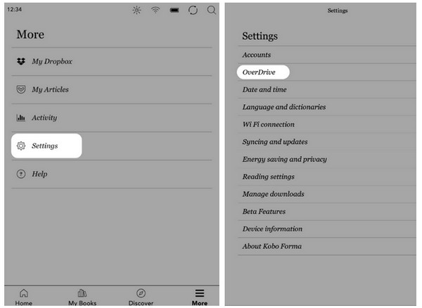 onedrive on kobo