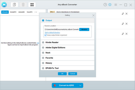 Customize Parameters of Any eBook Converter